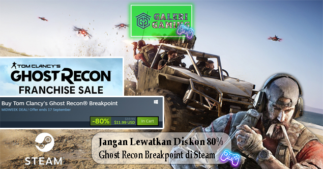 Jangan Lewatkan Diskon 80% Ghost Recon Breakpoint di Steam