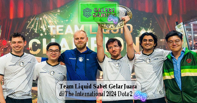 Team Liquid Sabet Gelar Juara di The International 2024 Dota 2