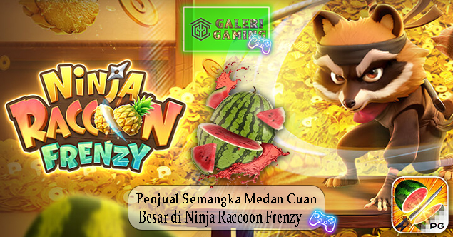 Penjual Semangka Medan Cuan Besar di Ninja Raccoon Frenzy