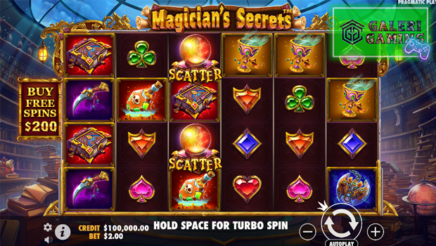 Jadilah Bintang Sirkus! dan Coba Slot Magician's Secrets!